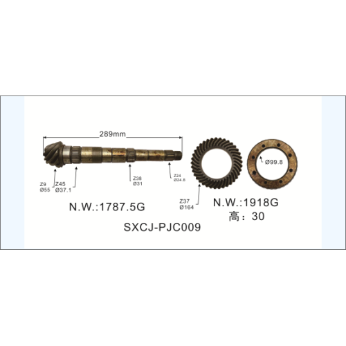 Crown Wheel Pinion engrenagem carro alemão para Volkswagen de boa qualidade e baixo preço OEM 013 409 143B